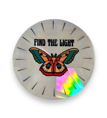 Suncatcher Window Sticker Prismatic Moth Rainbow