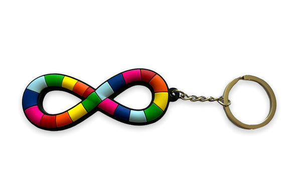 Neurodiversity Keychain, Autism Keychain, Neurodiversity Pride Keychain, Neurodiversity PVC Keychain, Autism Acceptance Keychain, Clip