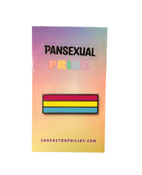 Pansexual 1.5 Inch LGBTQIA2+ Pride Flag Enamel Pin