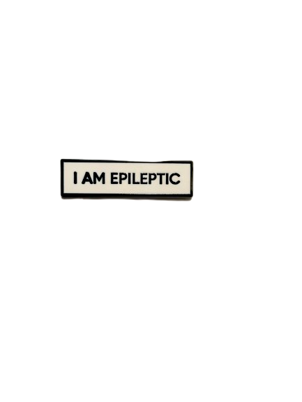 I Am Epileptic SMALL SIZE PIN 1.5 Inch Enamel Pin