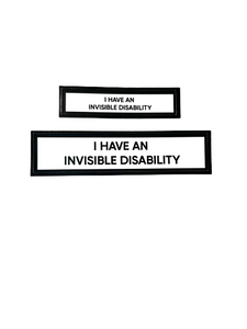 I Have An Invisible Disability Communication Vinyl Stickers Set of 2 Communication Vinyl Stickers Set of 2