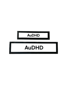 AuDHD Communication Vinyl Stickers Set of 2