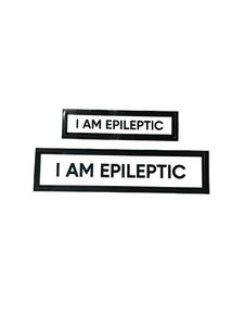 I Am Epileptic Communication Vinyl Stickers Set of 2