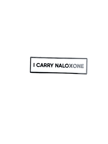 I Carry Naloxone SMALL SIZE PIN Communication 1.5 Inch Identity Enamel Pin