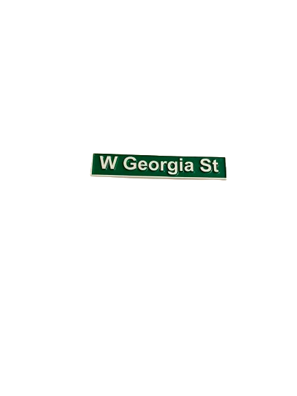 Vancouver Street Sign Pins