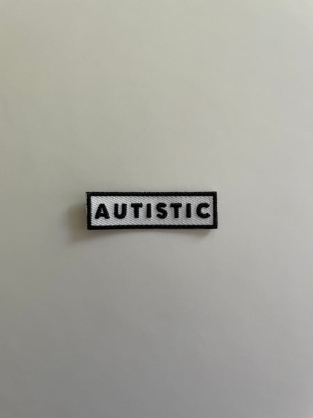 Autistic Autism Pride Identity Word Iron On Patch