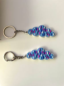 Raincloud Keychain