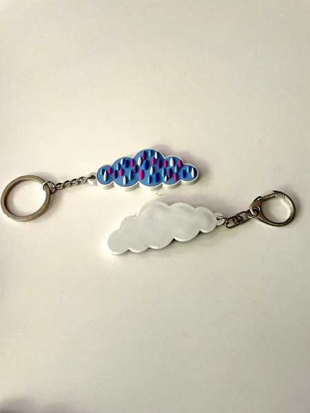 Raincloud Keychain