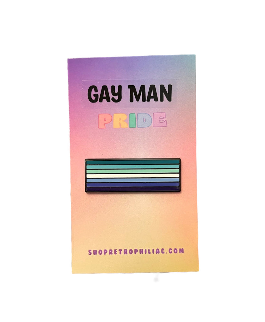 LGBTQIA2+ PRIDE ENAMEL PIN – Retrophiliac