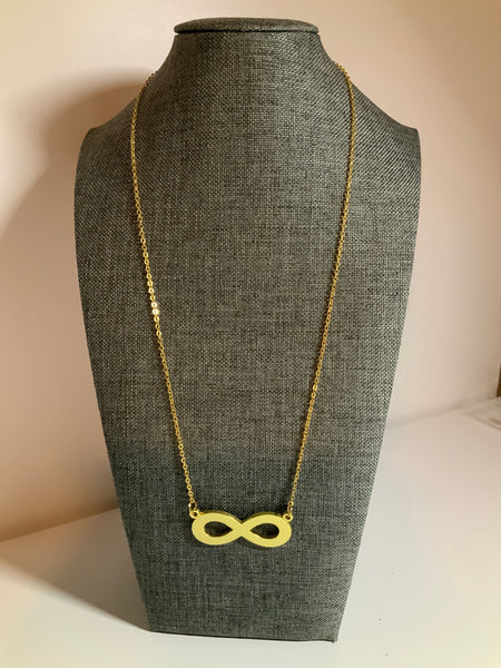 Autistic Pride Infinity Gold Enamel Necklace Autism Neurodiversity