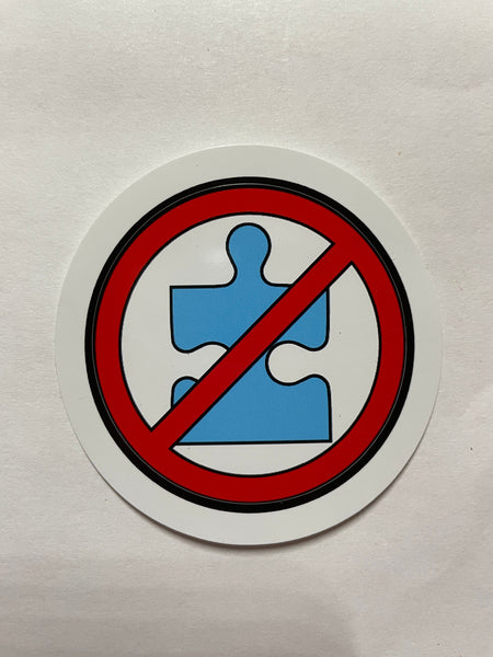 Autistic Pride Sticker, Autism Awareness Vinyl Sticker, Autism Awareness Puzzle Piece Sticker, Autism Awareness Support Ribbon Sticker