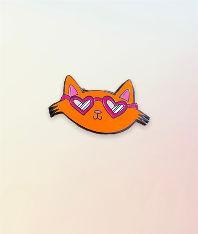 Cool Cat Pin Enamel