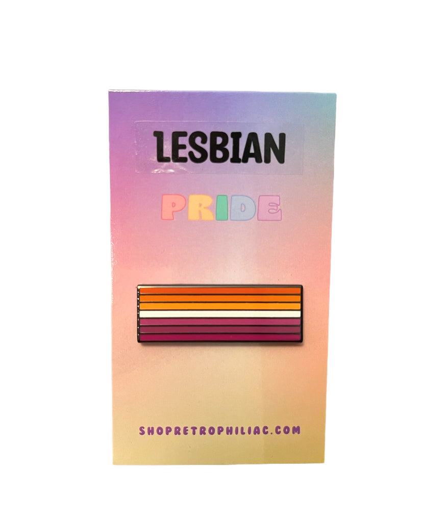 LGBTQIA2+ PRIDE ENAMEL PIN – Retrophiliac